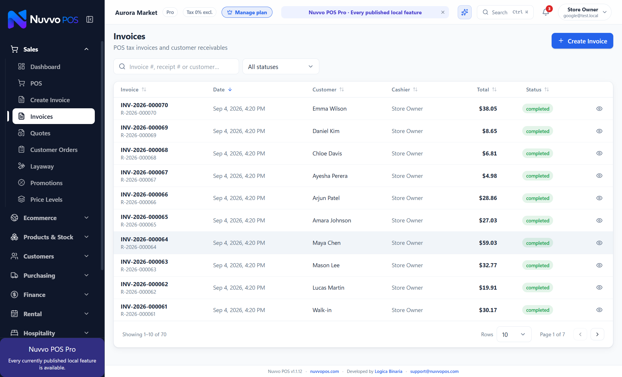 Invoices